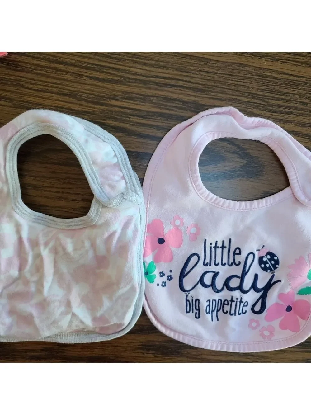 First Impressions Baby Girl Top + 2 Bibs Set